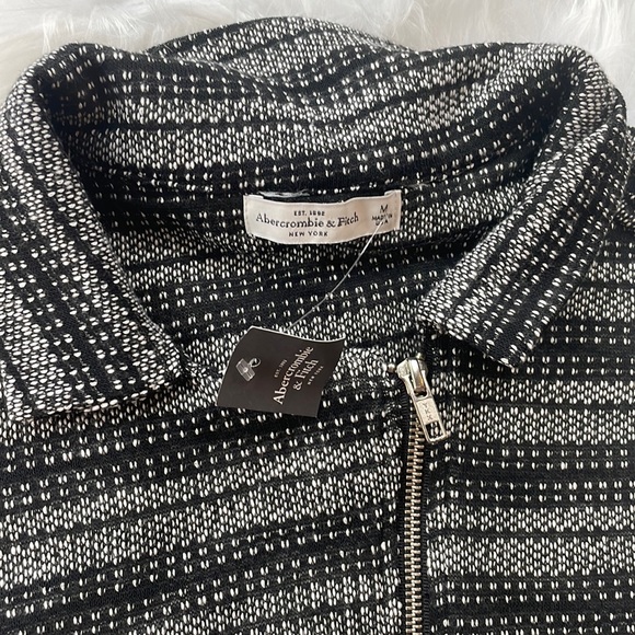 NWT Abercrombie & Fitch Cotton Blend Zip Up Vest - Picture 2 of 8